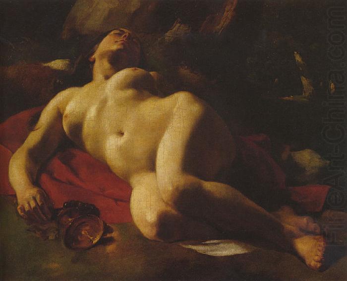 La Bacchante, Gustave Courbet